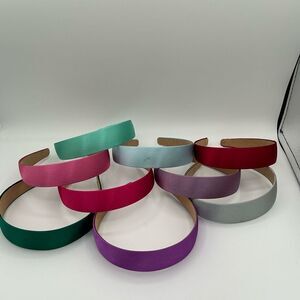 7 Colorful Women/girls Headband Set- new, a couple spots from dye transfer
